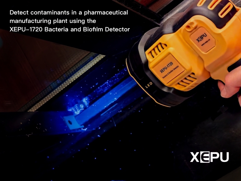 Detect contaminants in a pharmaceutical plant using XEPU-1720 Bacteria Detector